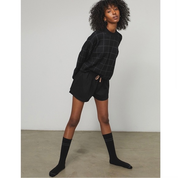 New Lunya Cozy cotton silk pullover immersed black size M C5 - Picture 2 of 6